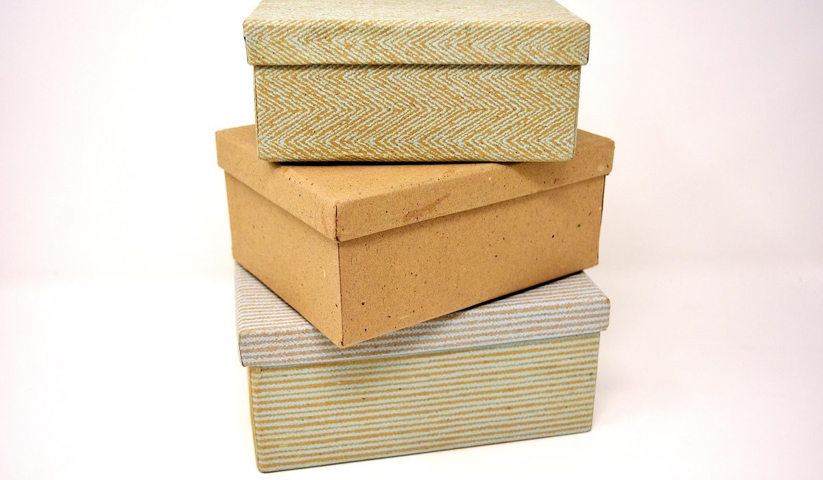 Stackable Cardboard Boxes for Garage and Shed Storage